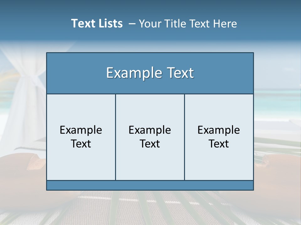 Arrangement Kokosnuss Pavillon PowerPoint Template