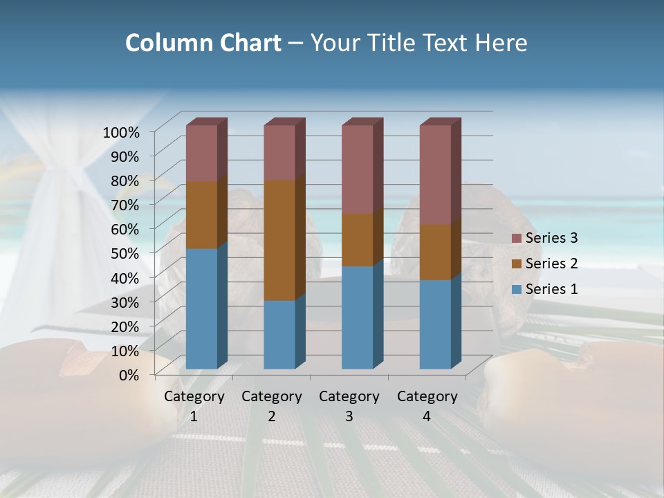Arrangement Kokosnuss Pavillon PowerPoint Template
