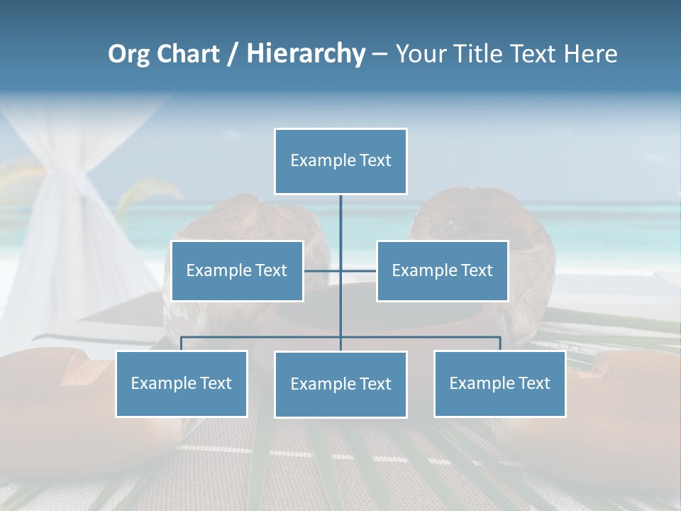 Arrangement Kokosnuss Pavillon PowerPoint Template