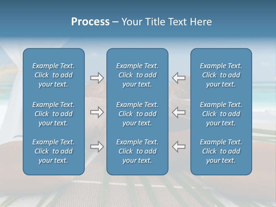 Arrangement Kokosnuss Pavillon PowerPoint Template