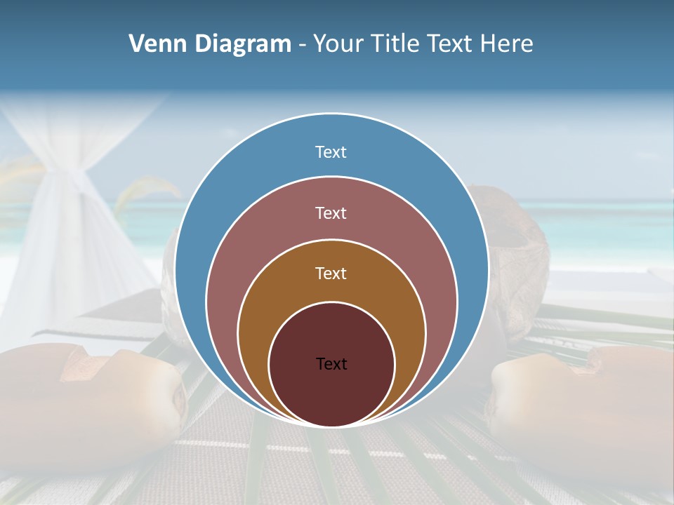 Arrangement Kokosnuss Pavillon PowerPoint Template