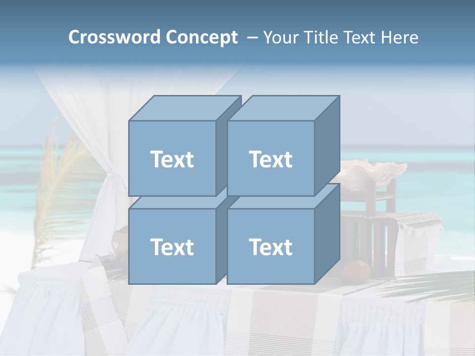 Pavillon Tafel Hochzeit PowerPoint Template