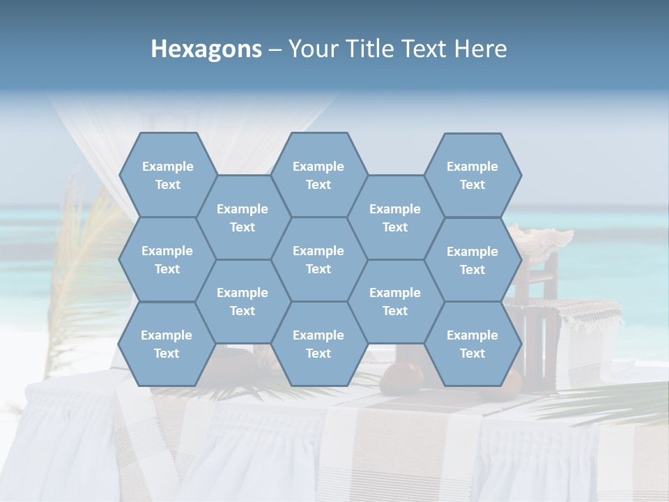 Pavillon Tafel Hochzeit PowerPoint Template