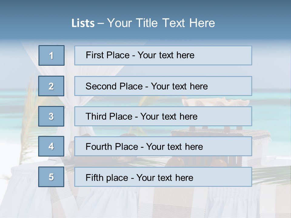 Pavillon Tafel Hochzeit PowerPoint Template