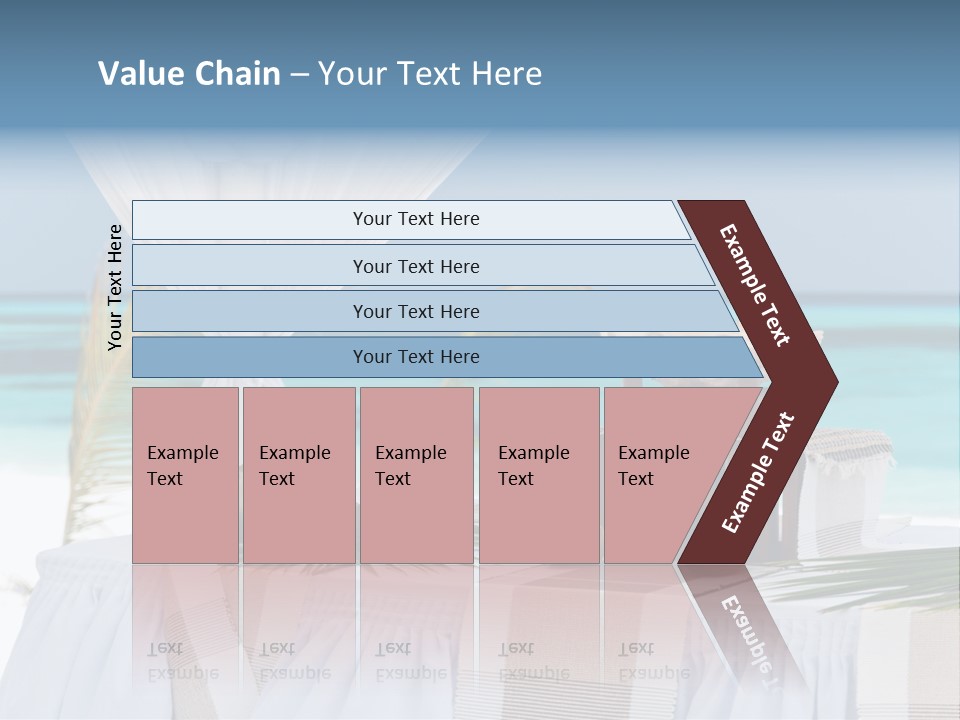 Pavillon Tafel Hochzeit PowerPoint Template