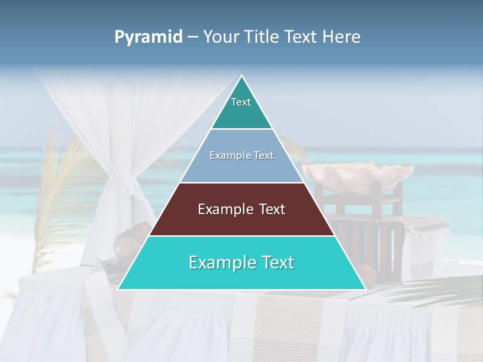 Pavillon Tafel Hochzeit PowerPoint Template