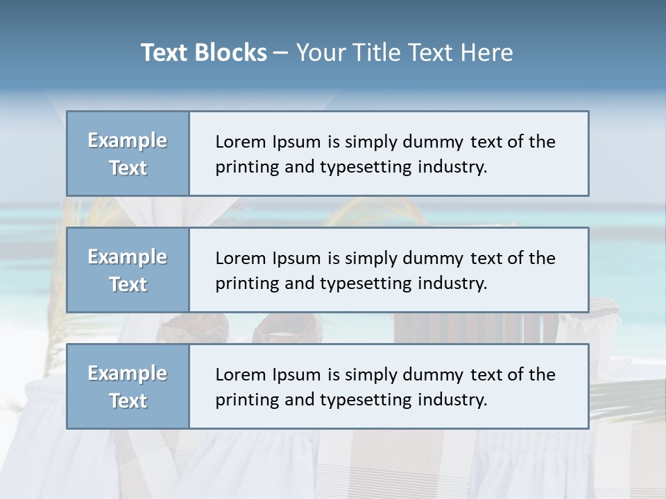 Pavillon Tafel Hochzeit PowerPoint Template