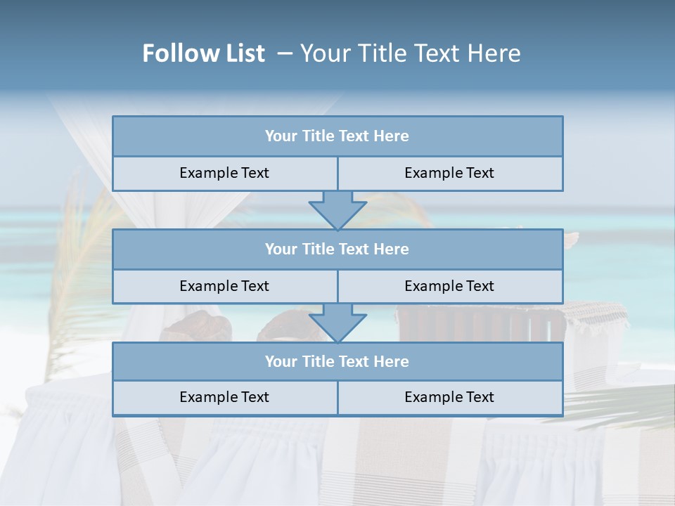 Pavillon Tafel Hochzeit PowerPoint Template