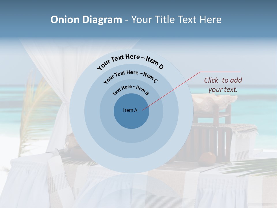 Pavillon Tafel Hochzeit PowerPoint Template