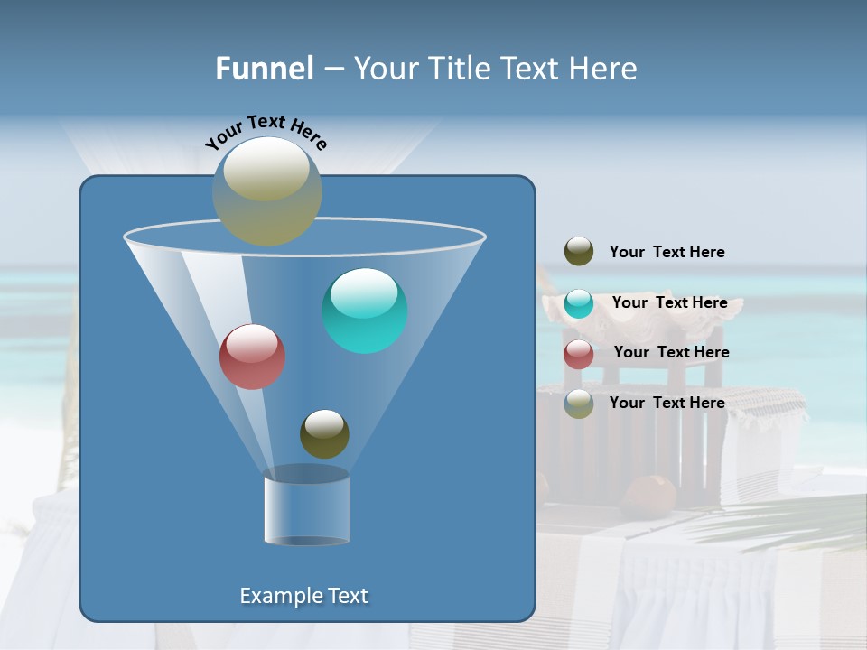 Pavillon Tafel Hochzeit PowerPoint Template