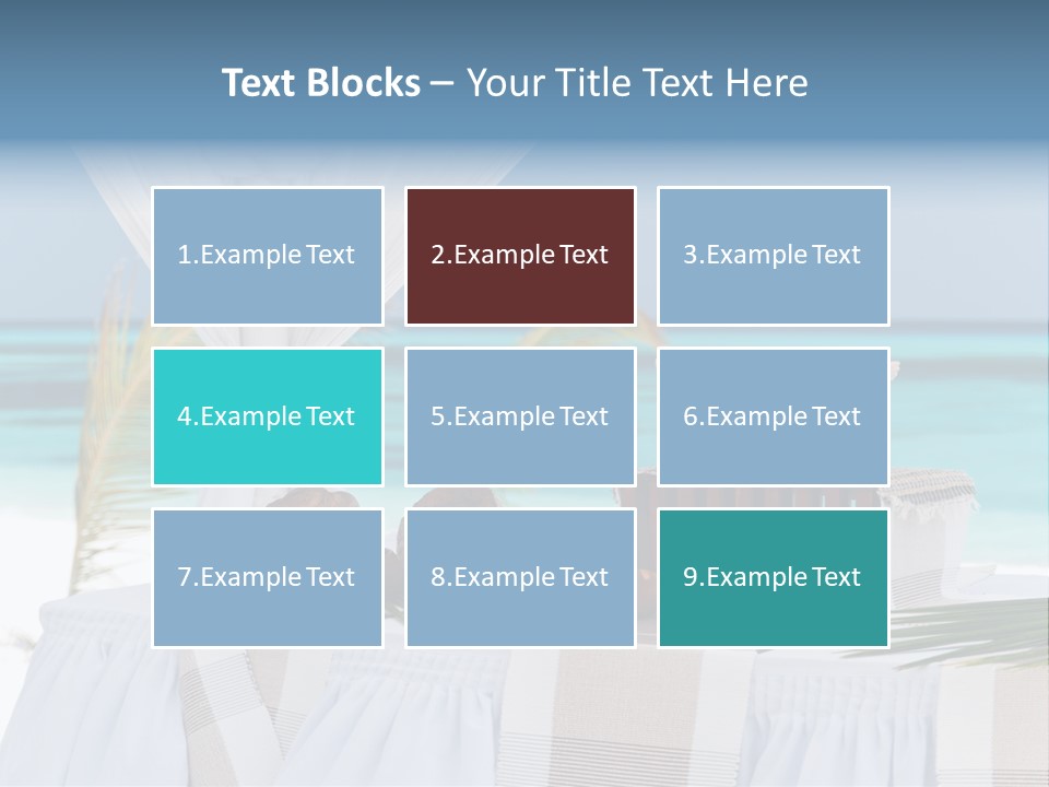 Pavillon Tafel Hochzeit PowerPoint Template