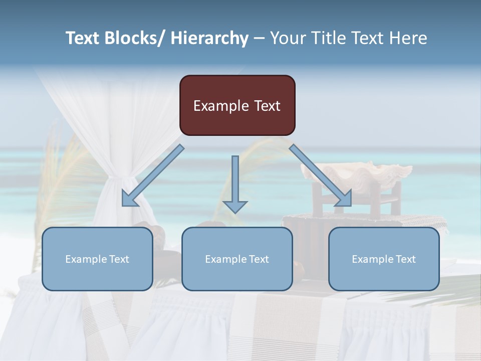 Pavillon Tafel Hochzeit PowerPoint Template