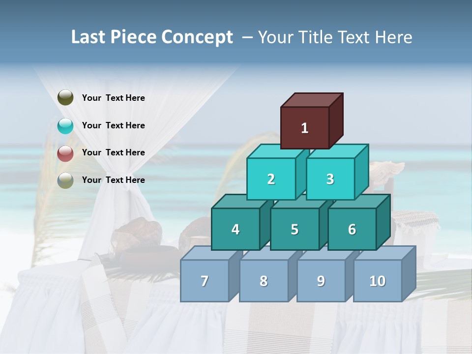 Pavillon Tafel Hochzeit PowerPoint Template