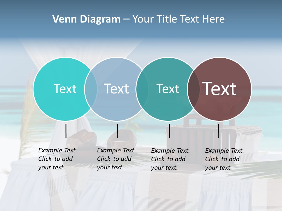 Pavillon Tafel Hochzeit PowerPoint Template