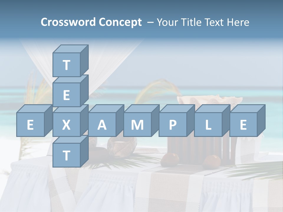 Pavillon Tafel Hochzeit PowerPoint Template