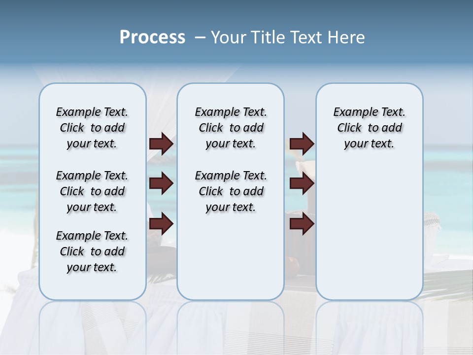 Pavillon Tafel Hochzeit PowerPoint Template