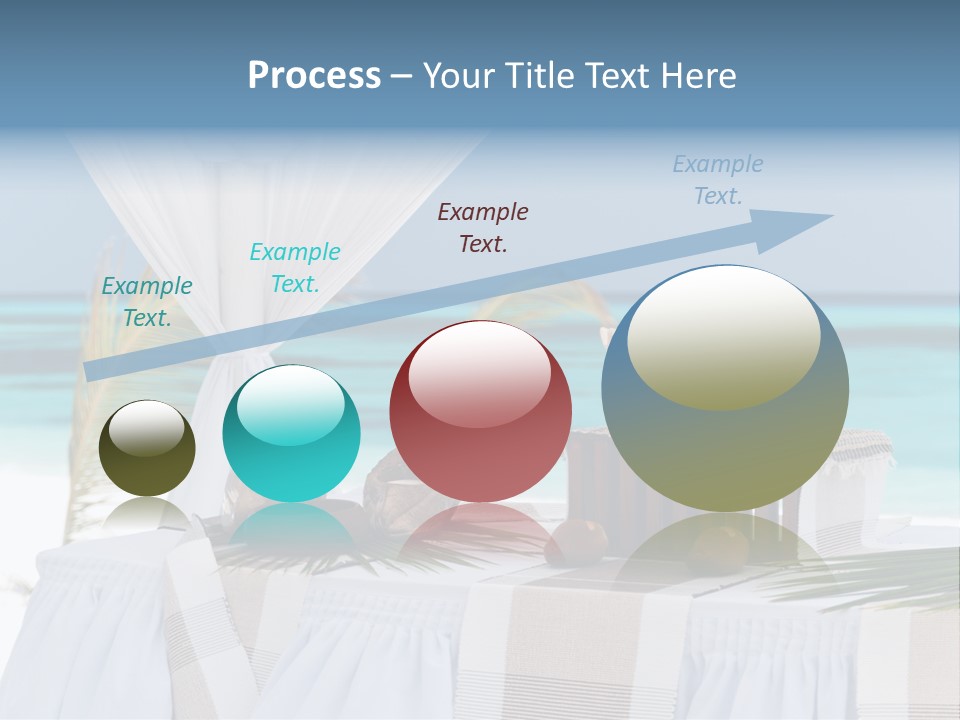 Pavillon Tafel Hochzeit PowerPoint Template