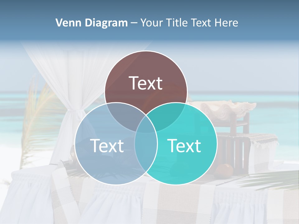 Pavillon Tafel Hochzeit PowerPoint Template