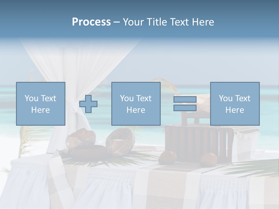 Pavillon Tafel Hochzeit PowerPoint Template