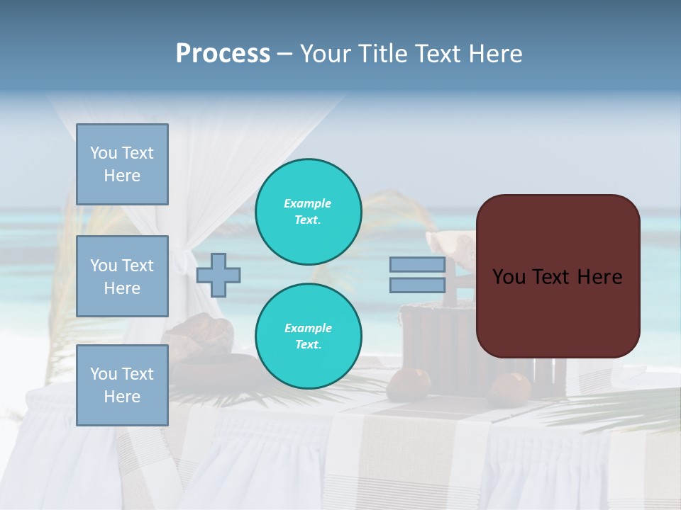 Pavillon Tafel Hochzeit PowerPoint Template