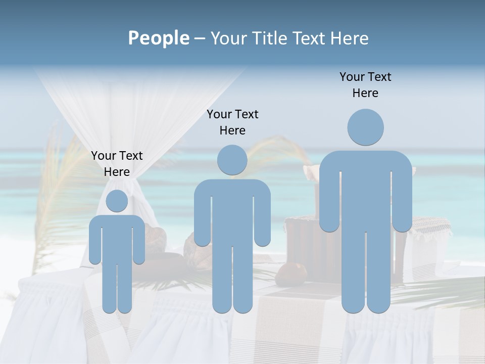 Pavillon Tafel Hochzeit PowerPoint Template