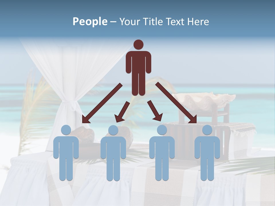 Pavillon Tafel Hochzeit PowerPoint Template