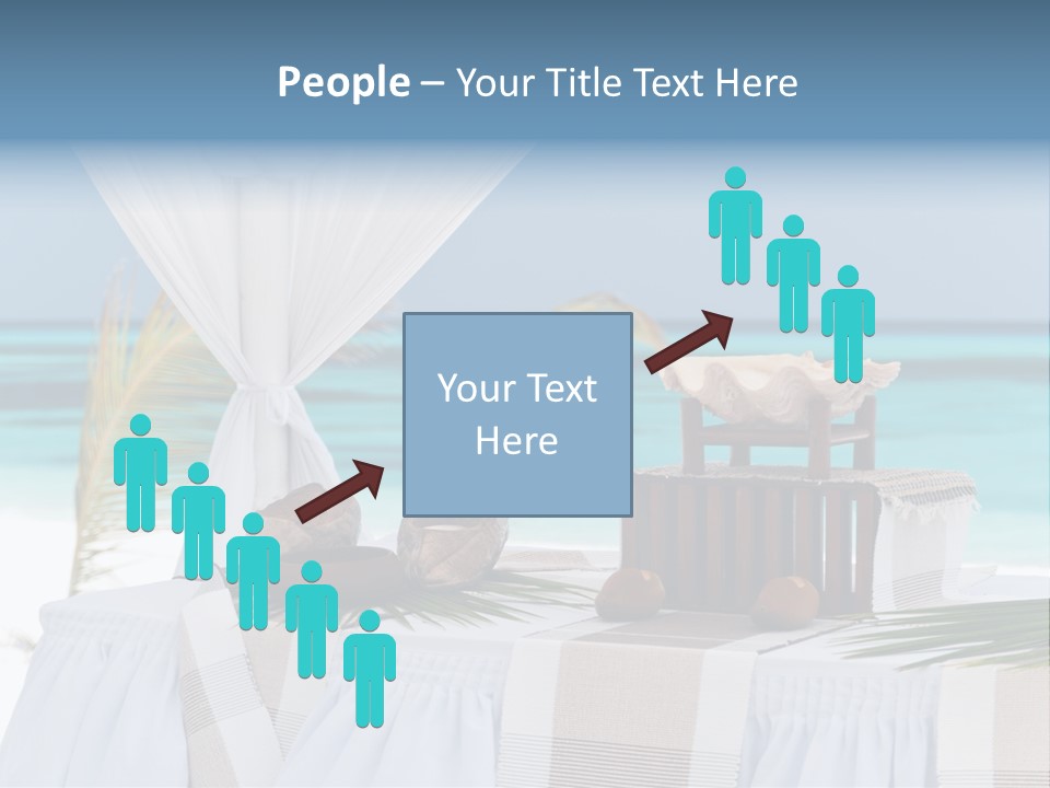 Pavillon Tafel Hochzeit PowerPoint Template