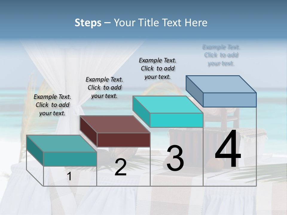 Pavillon Tafel Hochzeit PowerPoint Template