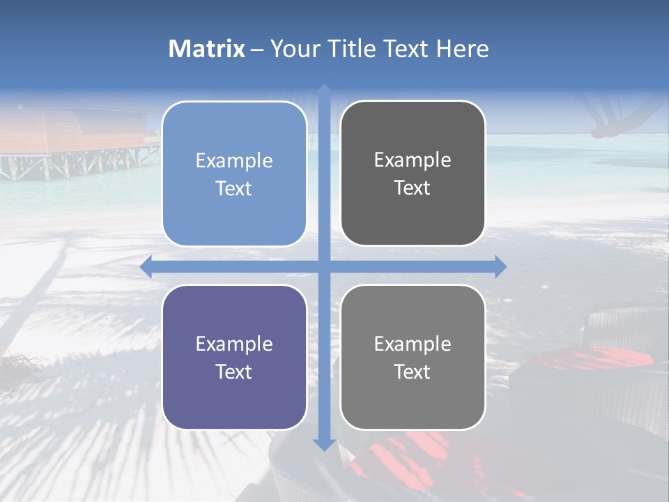 Urlaub Tisch Natur PowerPoint Template