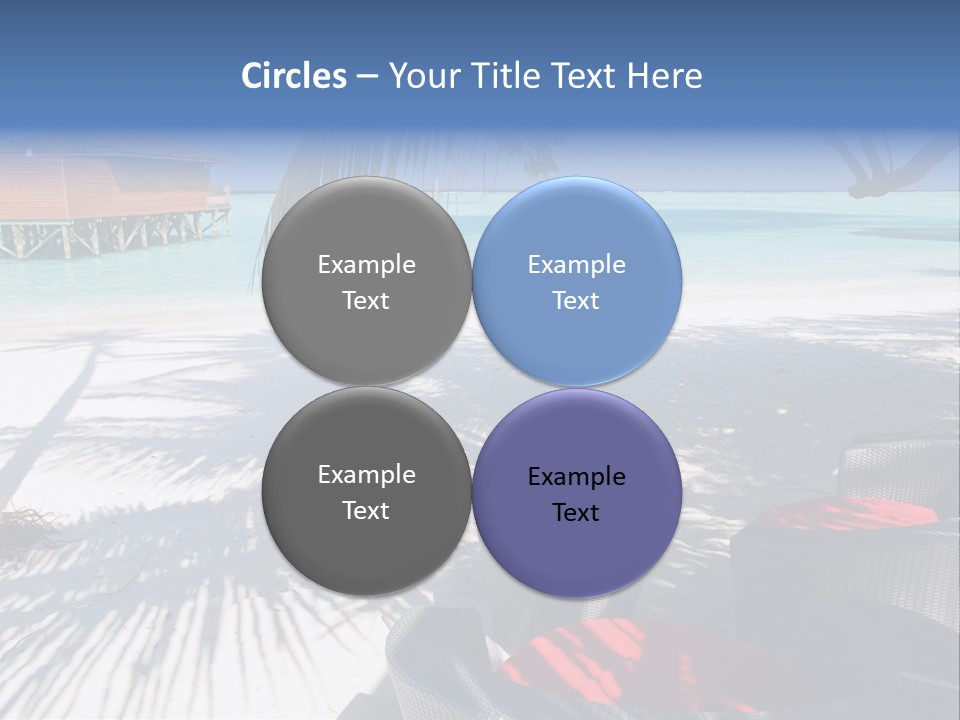 Urlaub Tisch Natur PowerPoint Template