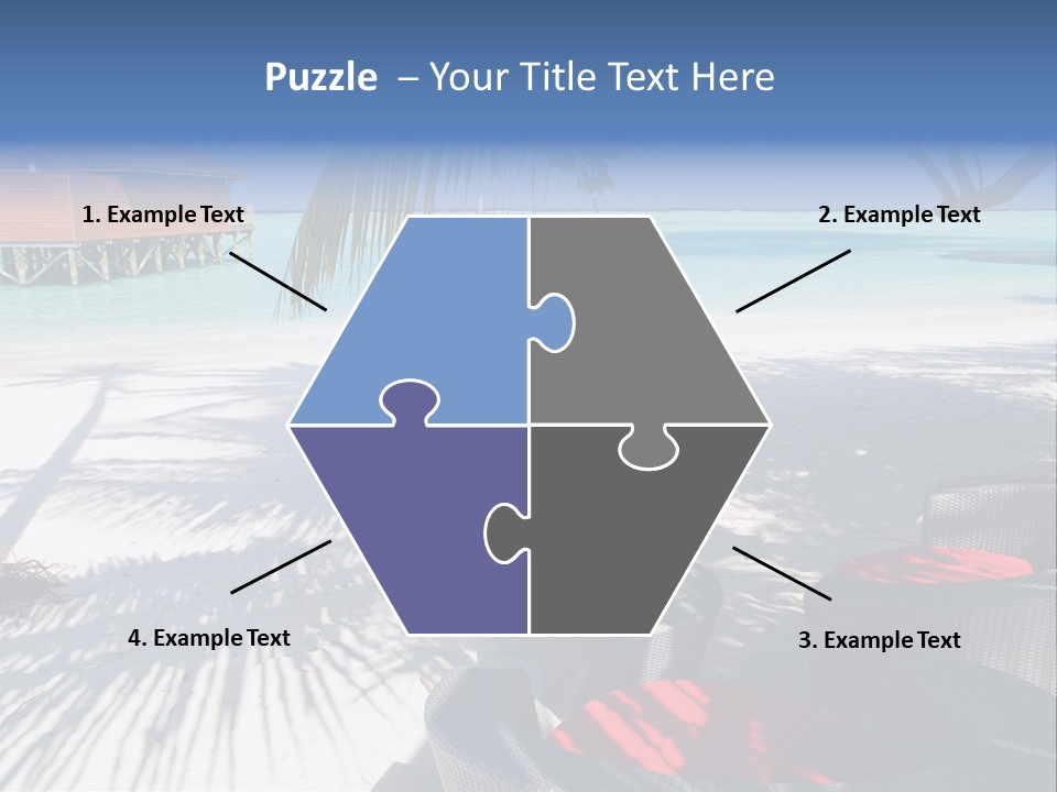 Urlaub Tisch Natur PowerPoint Template