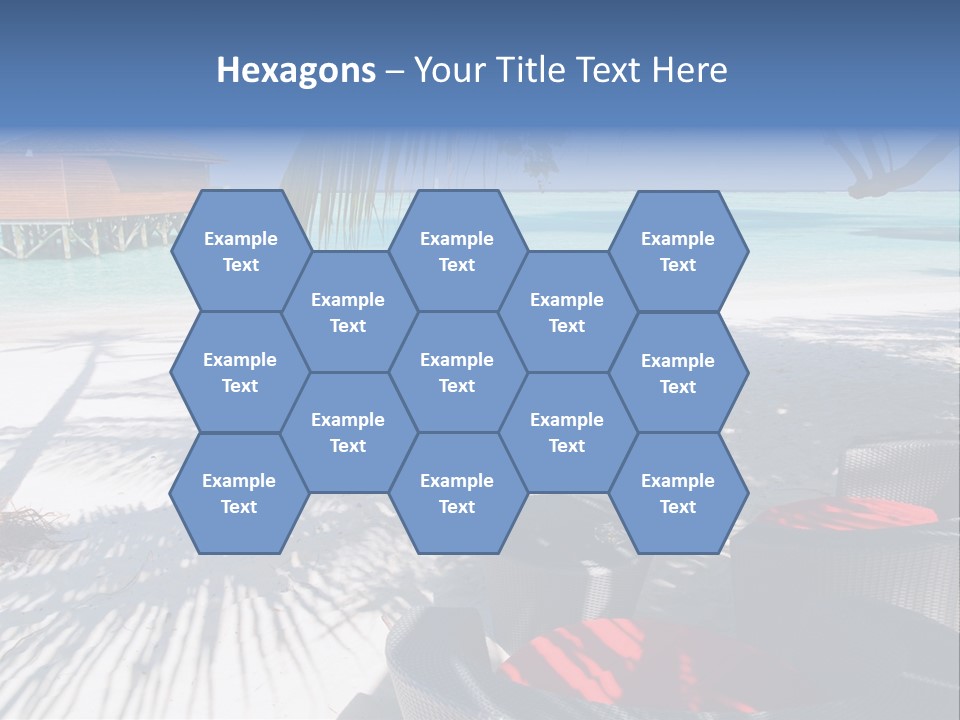 Urlaub Tisch Natur PowerPoint Template