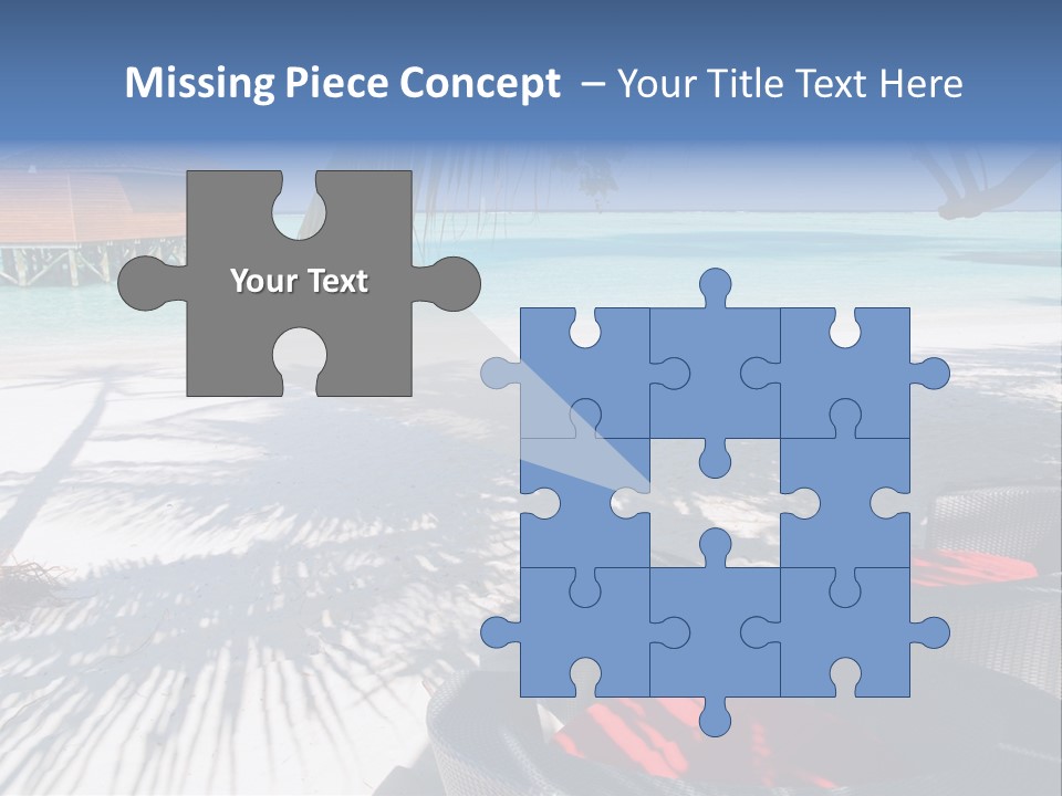 Urlaub Tisch Natur PowerPoint Template