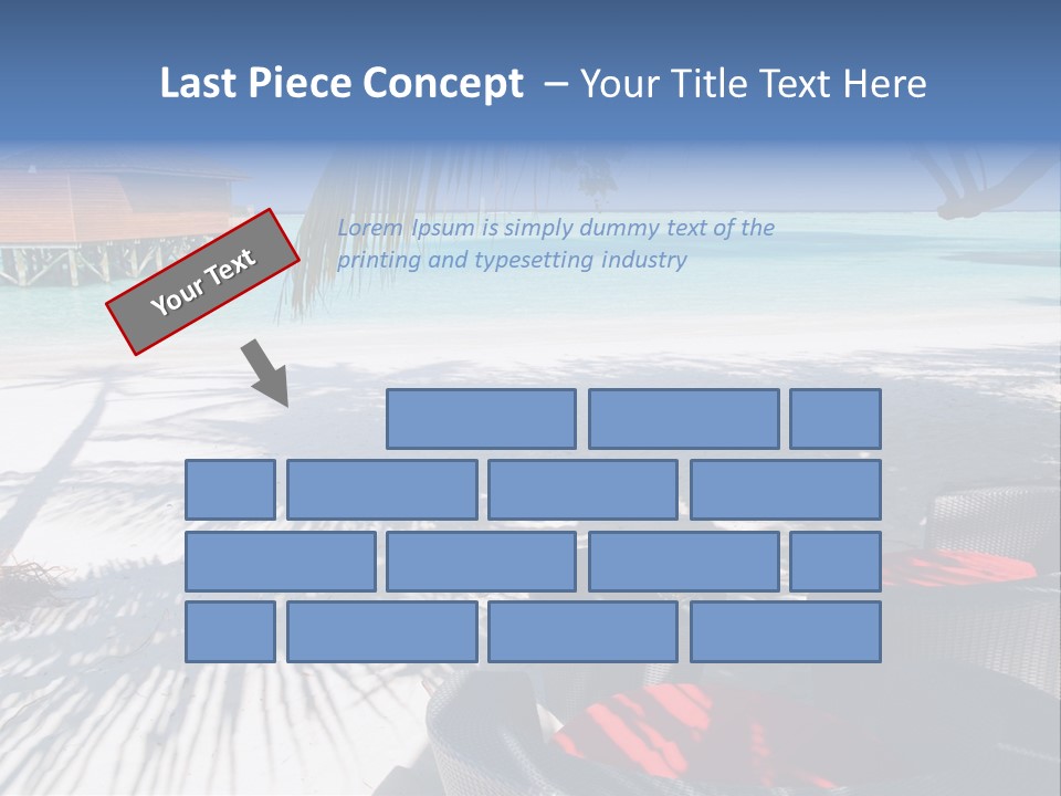 Urlaub Tisch Natur PowerPoint Template