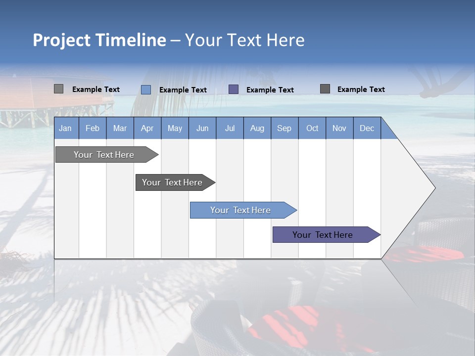 Urlaub Tisch Natur PowerPoint Template
