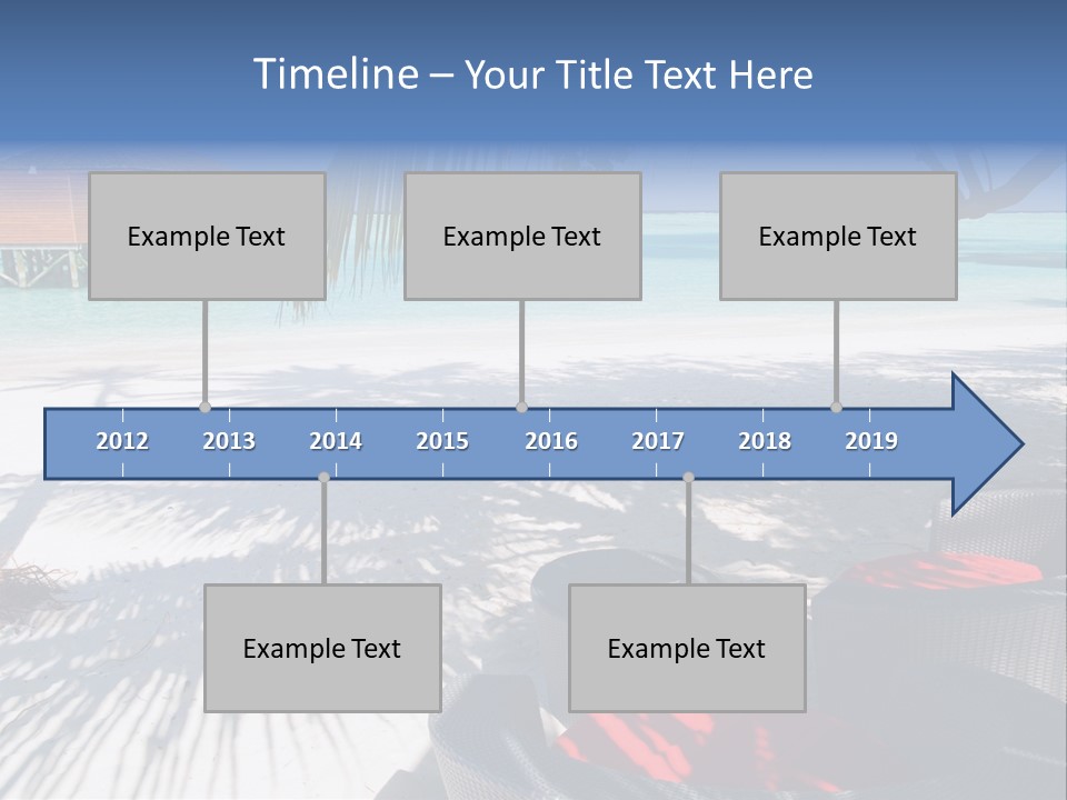 Urlaub Tisch Natur PowerPoint Template