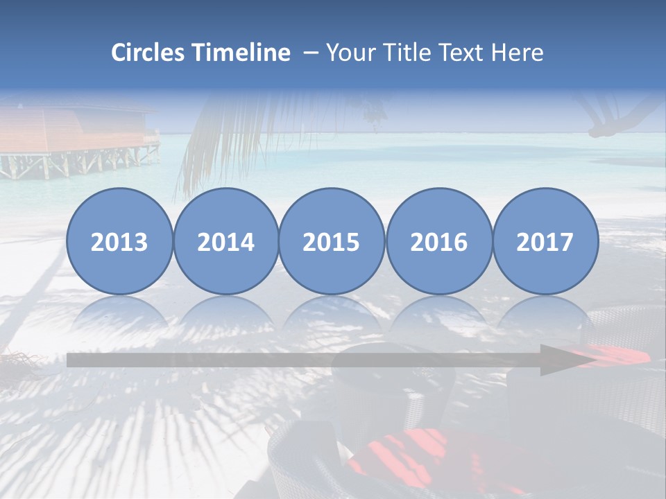 Urlaub Tisch Natur PowerPoint Template