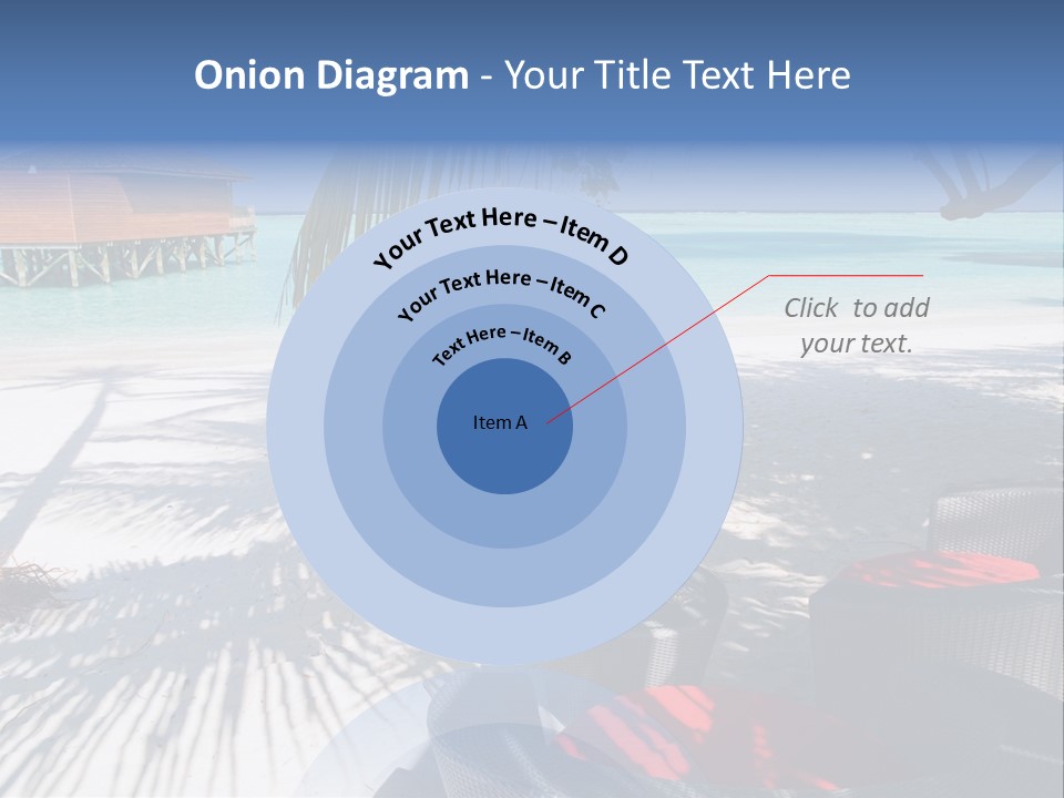 Urlaub Tisch Natur PowerPoint Template