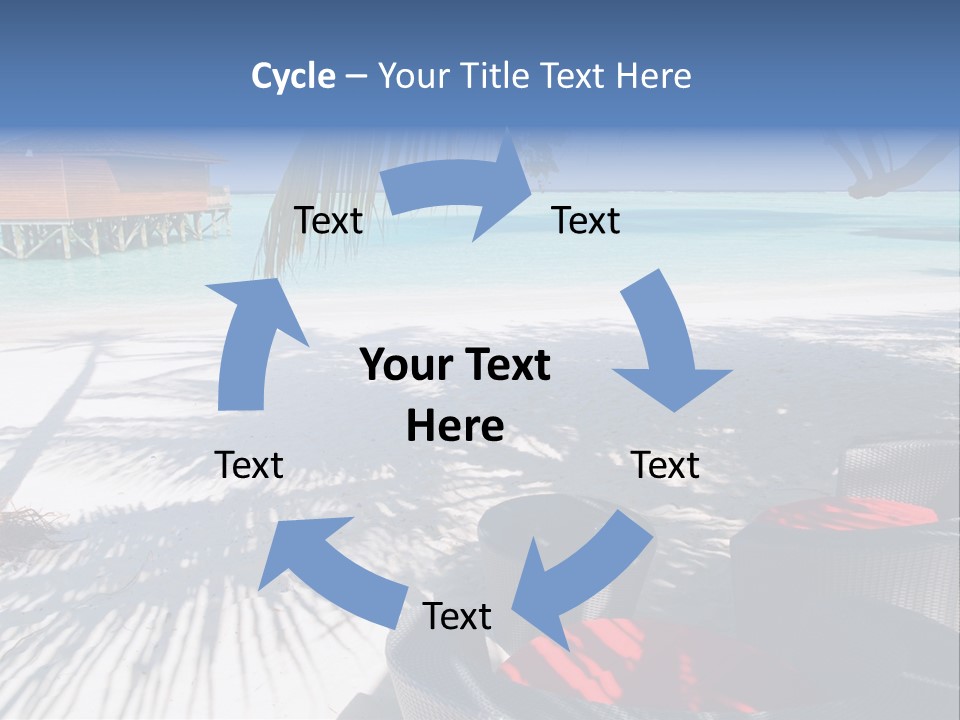 Urlaub Tisch Natur PowerPoint Template