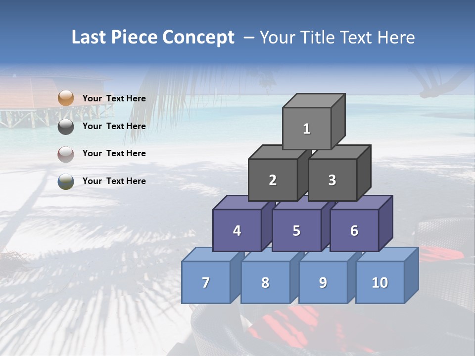 Urlaub Tisch Natur PowerPoint Template