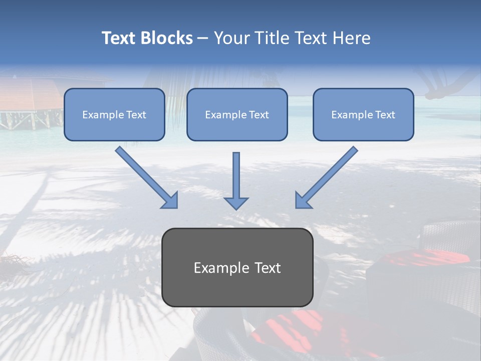 Urlaub Tisch Natur PowerPoint Template