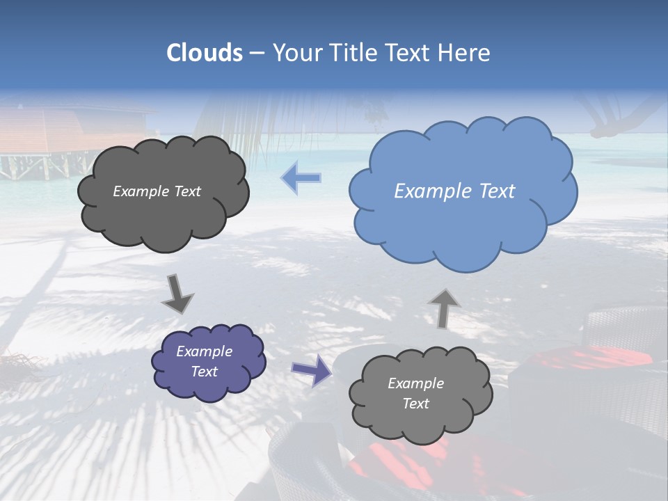 Urlaub Tisch Natur PowerPoint Template