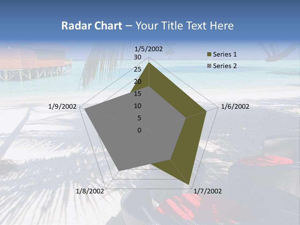 Urlaub Tisch Natur PowerPoint Template