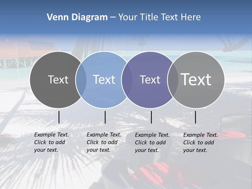 Urlaub Tisch Natur PowerPoint Template