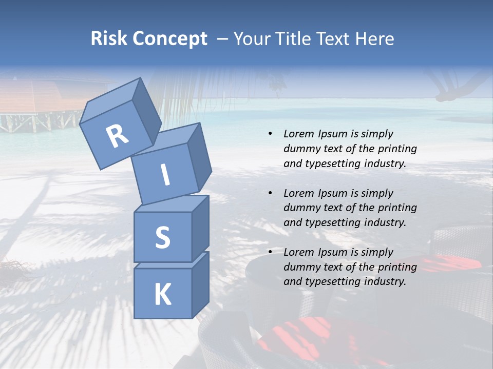 Urlaub Tisch Natur PowerPoint Template