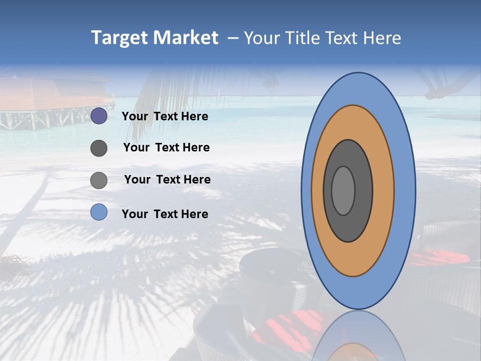 Urlaub Tisch Natur PowerPoint Template