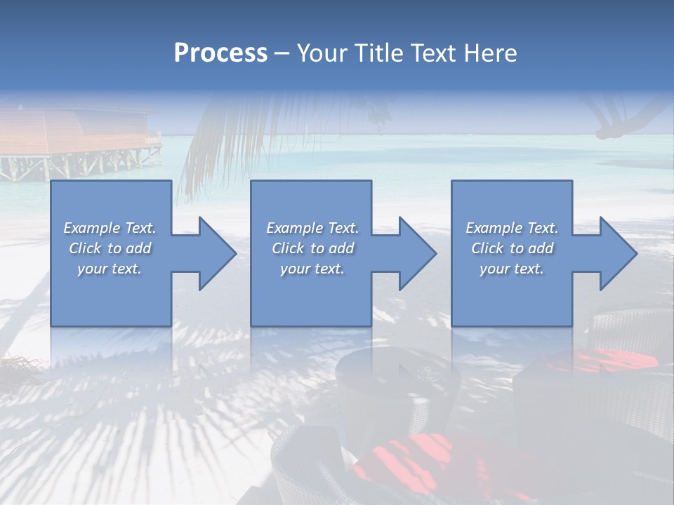 Urlaub Tisch Natur PowerPoint Template