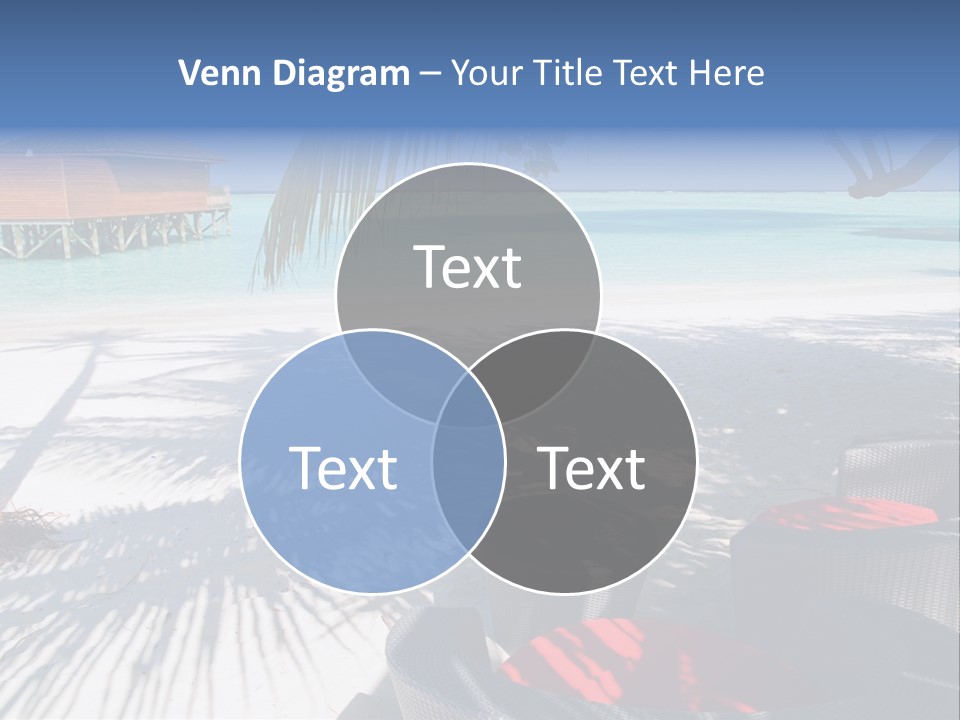 Urlaub Tisch Natur PowerPoint Template