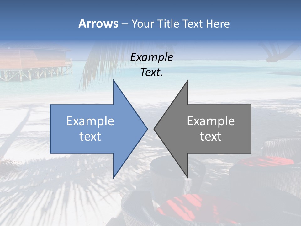 Urlaub Tisch Natur PowerPoint Template