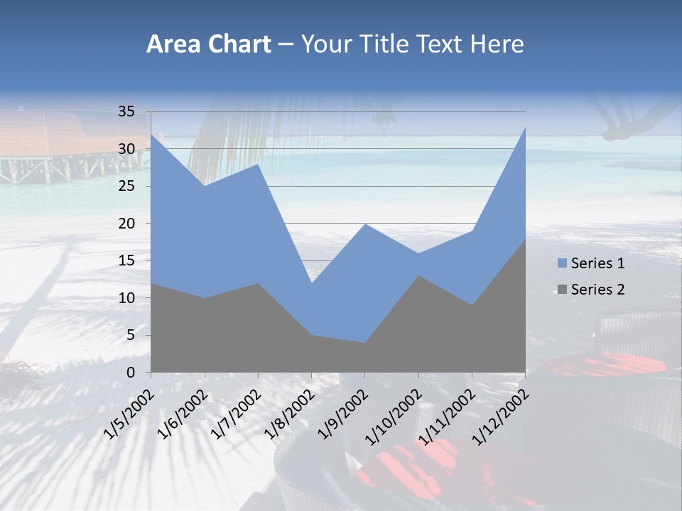 Urlaub Tisch Natur PowerPoint Template